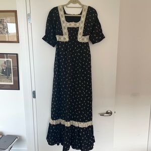 Vintage Babydoll Maxi Dress